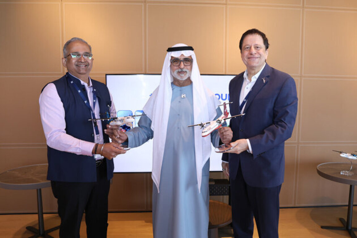 Nahyan bin Mubarak witnesses induction of two ATR 72-600 aircraft into FLY91 fleet in Dubai