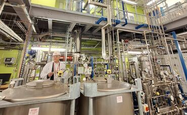 Inside the carbon capture plant at Imperial College London ...