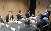 Ministro do Comércio do Canadá, Maninder Sidhu, e cominitiva são recebidos por ministro Alexandre Silveira, na sede do MME