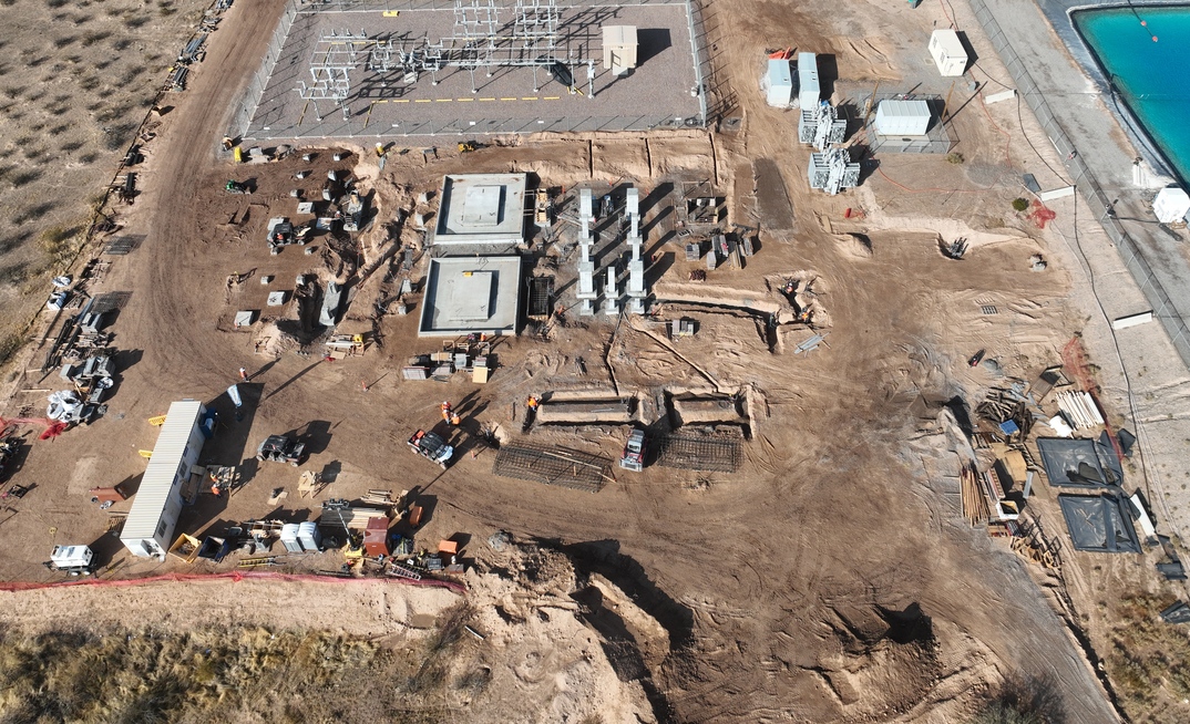 Construction at the Florence copper project in Arizona, US