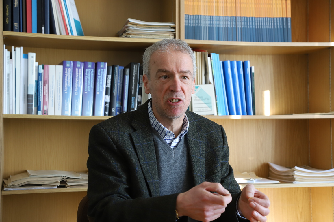 GERMANY-KIEL-GERMAN ECONOMIST-INTERVIEW