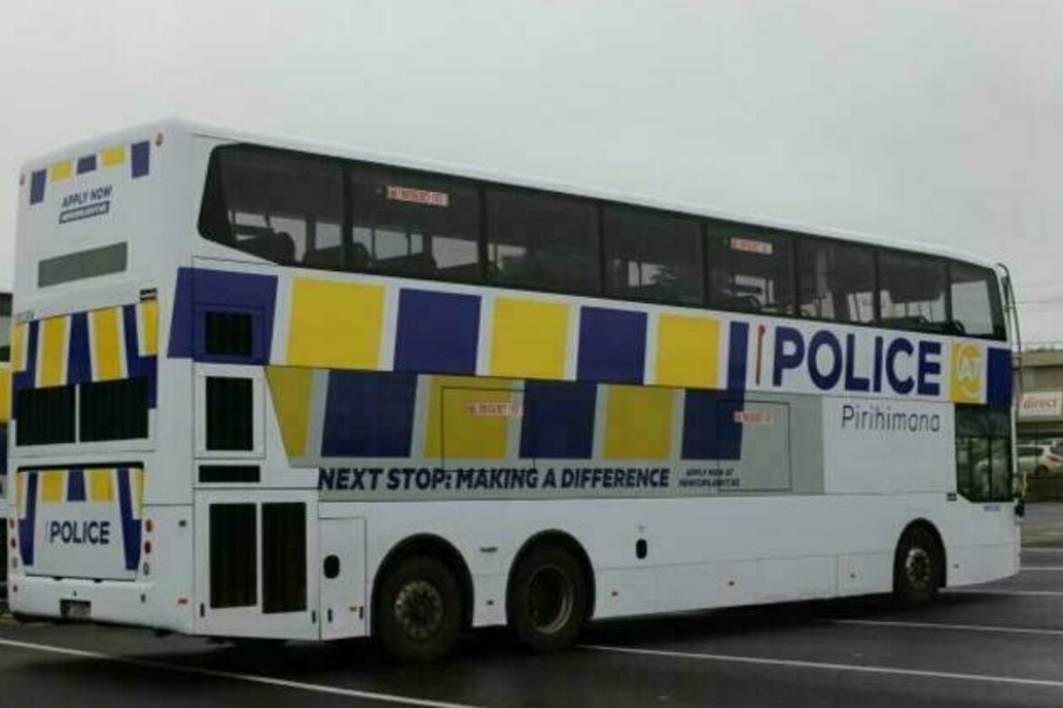 Police BUS-ting out a new recruitment campaign