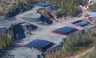  Aerial view of the NICO site during test mining