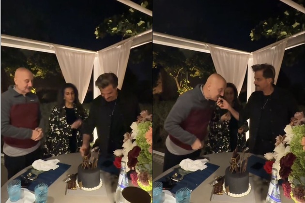 Anil Kapoor celebrates a quiet birthday with longtime friend Anupam Kher, family