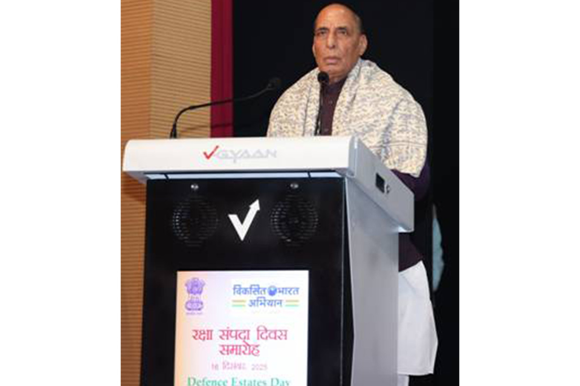 Defence Estates Organisation is a shining example of transparency, efficiency, accountability - the administrative ethos needed for Viksit Bharat: Defence Minister