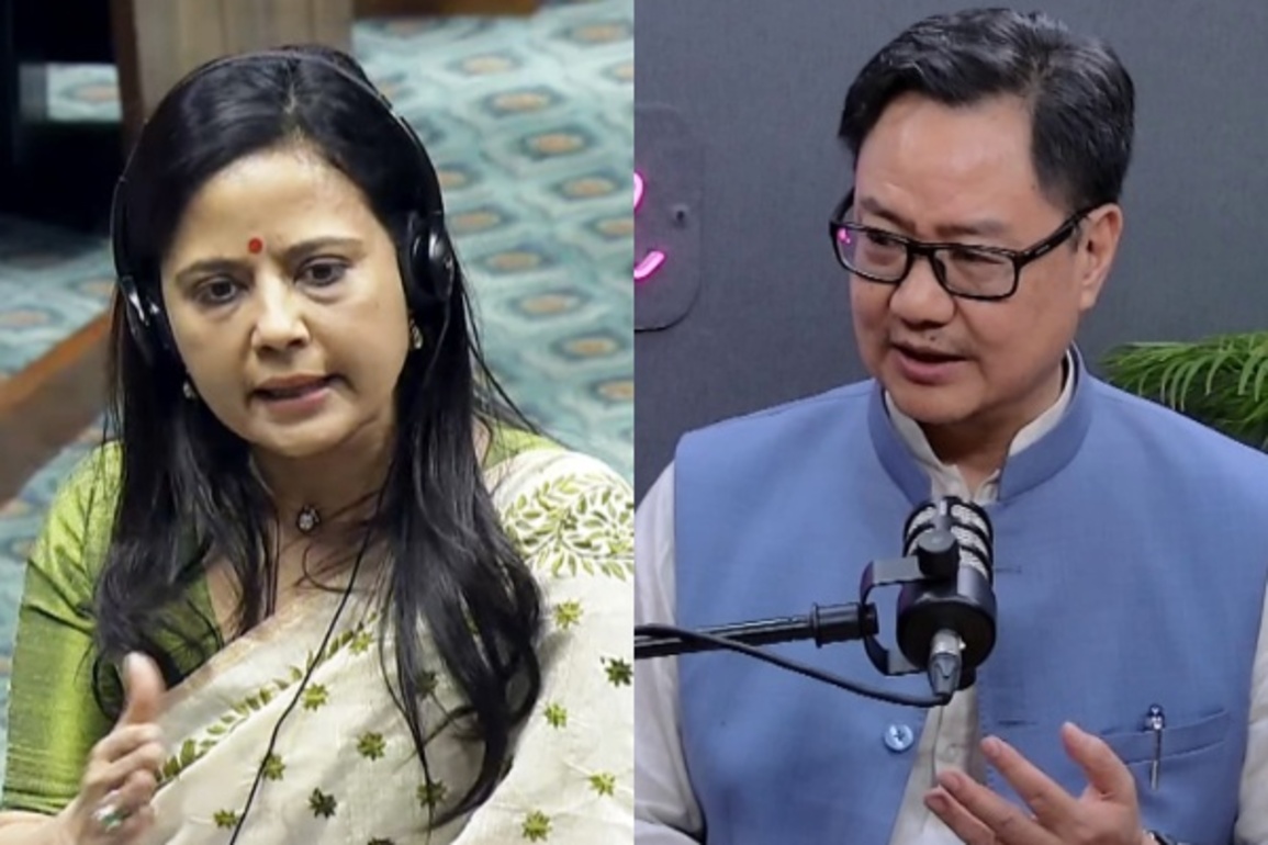 "When young, you can speak passionately but there's a thin line called respect...": Kiren Rijiju on Mahua Moitra