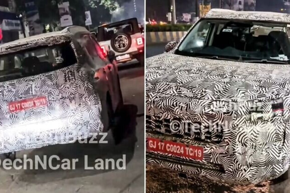 2027 MG Starlight Hybrid SUV Spied First Time  XUV 7XO Rival