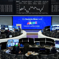 European shares hit record high