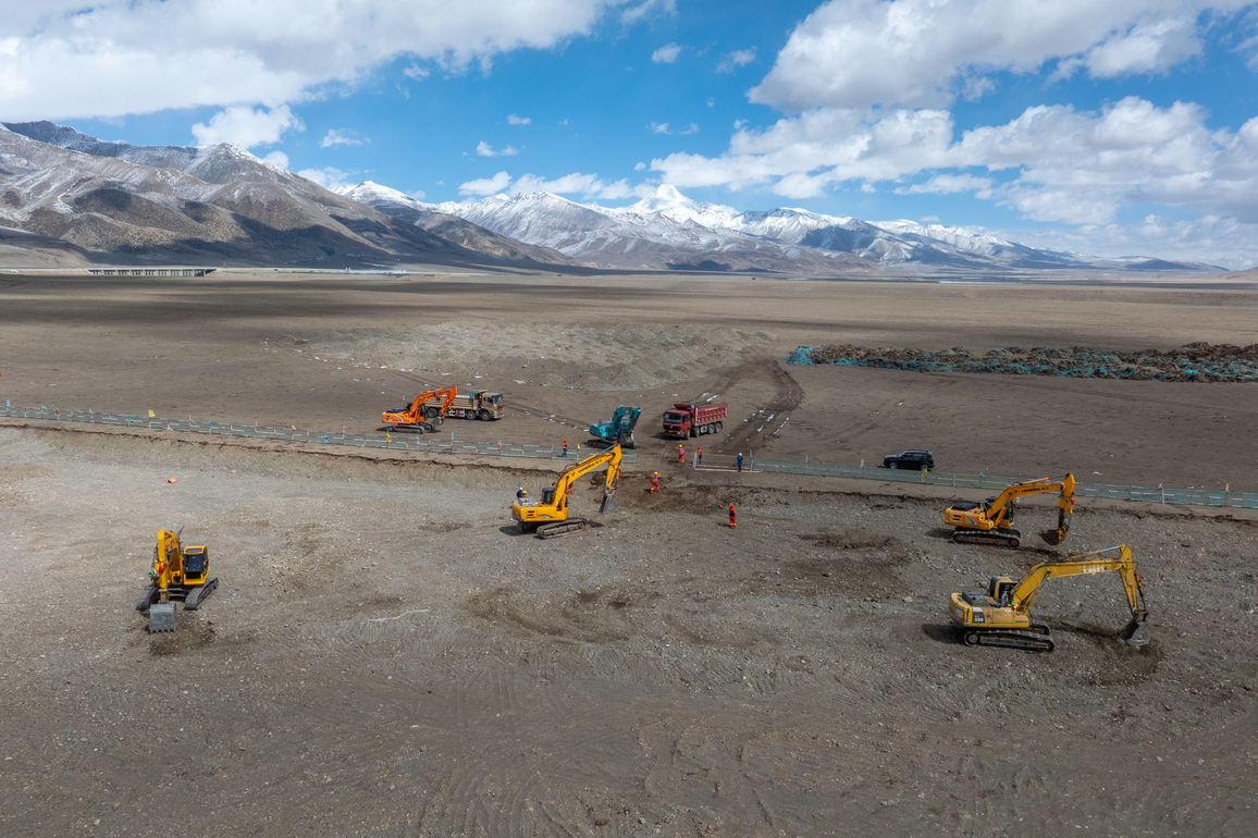 (InXizang) CHINA-XIZANG-SOLAR THERMAL POWER PLANT-CONSTRUCTION-LAUNCHING (CN)