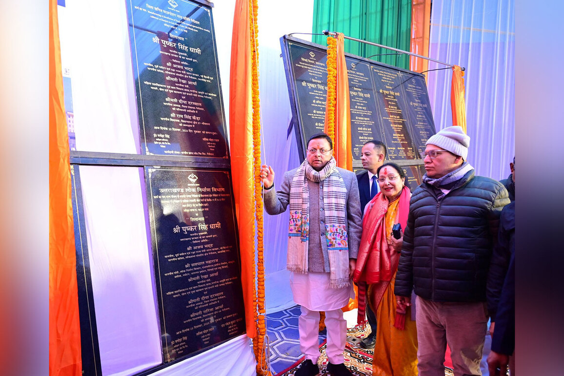 Uttarakhand CM Dhami inaugurates, lays foundation stone for development projects worth Rs 121 crore in Nainital