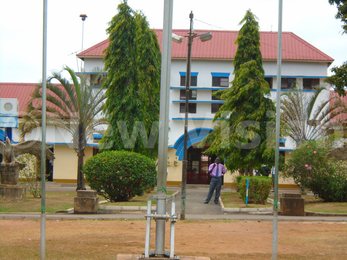  he administration block of the current  