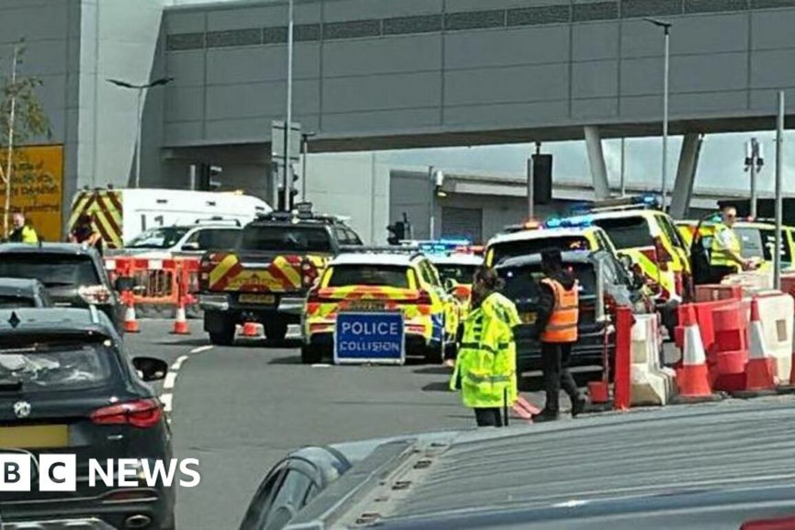 London Luton Airport- Man hurt after vehicle falls from car park