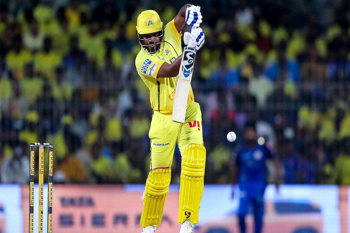 "He's batting on different level": Finch praises Samson for unbeaten 87 in CSK's win over DC