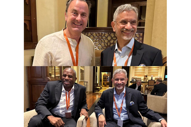 Jaishankar meets UK, Luxembourg Deputy PMs on sidelines of Sir Bani Yas Forum in UAE