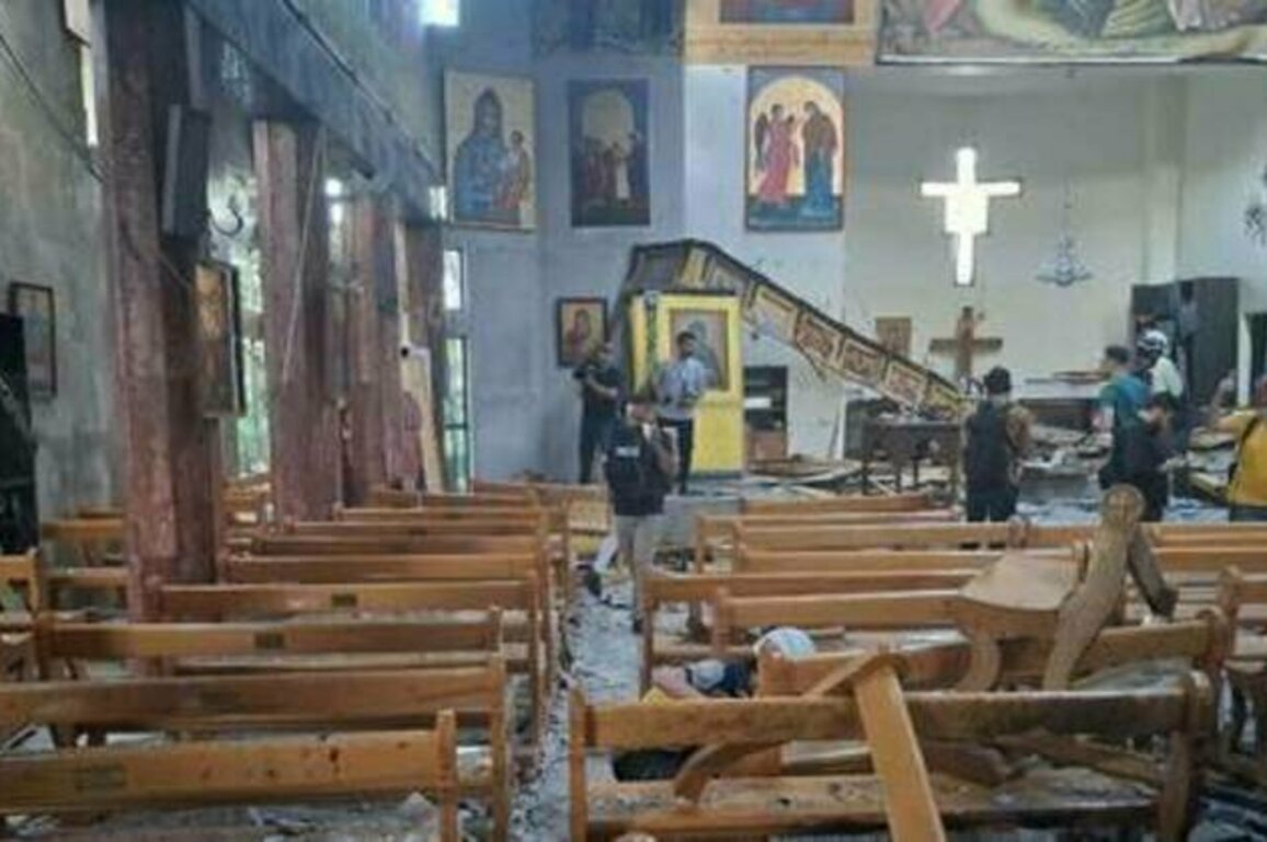 Explosion rocks Orthodox church in Syrian capital - media