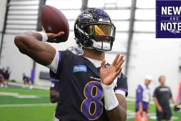 News & Notes: Lamar Jackson Is in 'Peak Condition' Entering Season