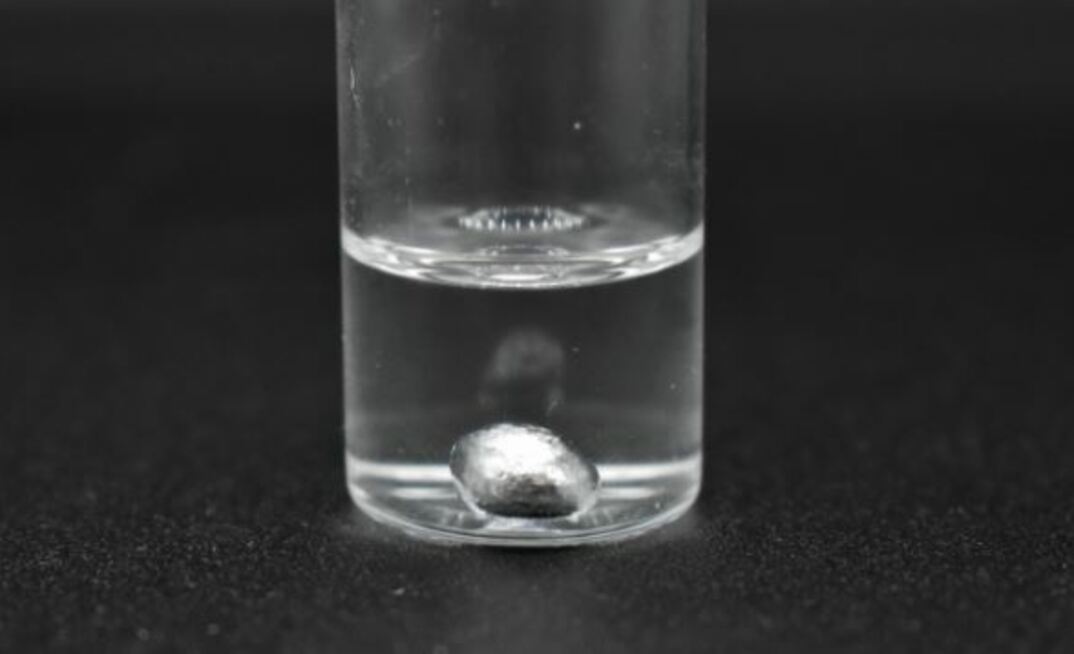Extracted gallium.