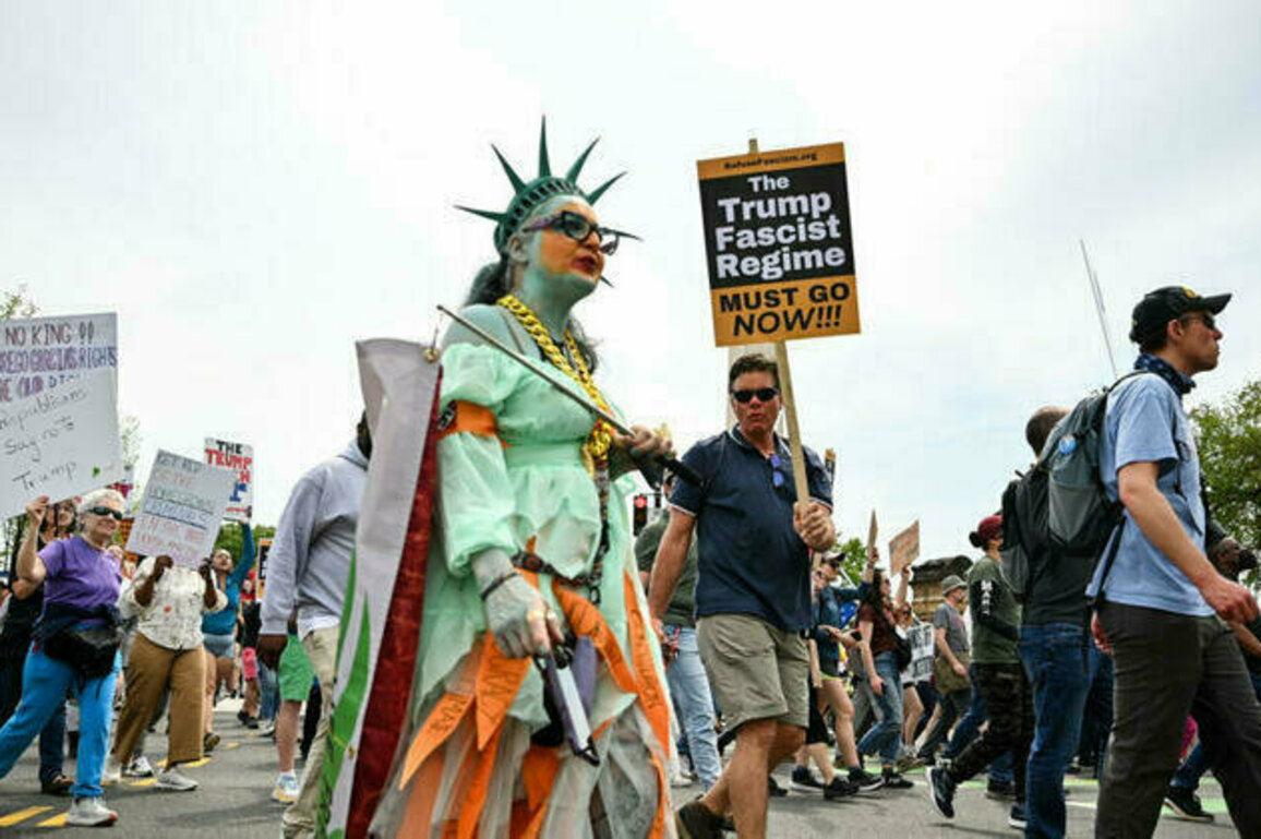 Anti-Trump protesters rally in New York, Washington and across the US