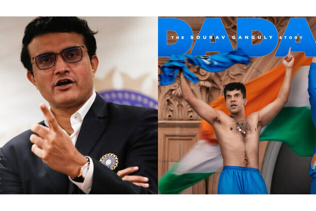 "Cant wait to see you play my cover drive": Sourav Ganguly endorses biopic 'Dada' starring Rajkumar Rao in lead role
