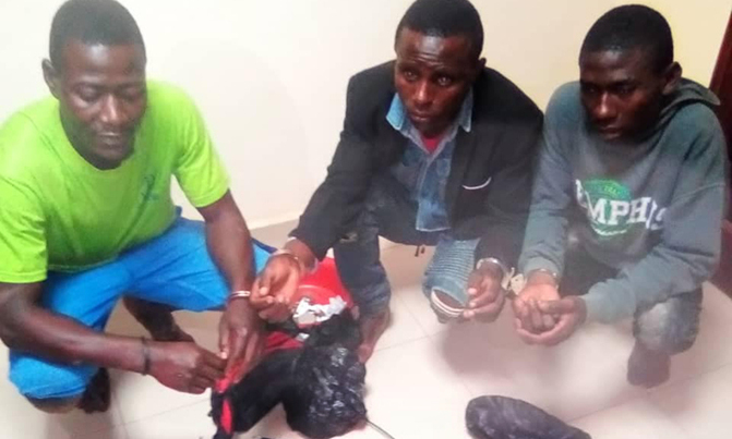 Three suspected criminals arrested in Nansana Three suspected criminals arrested in Nansana