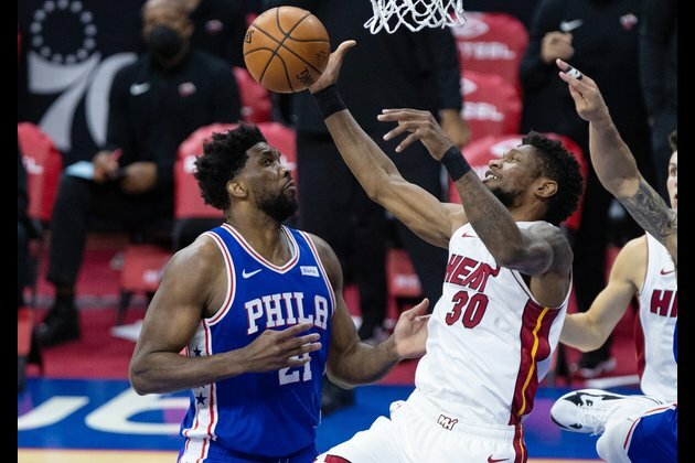 Joel Embiid scores 45 as 76ers outlast Heat in OT