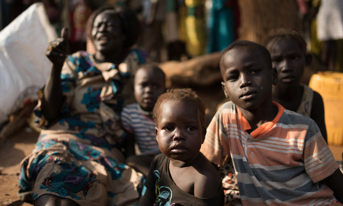 South Sudanese refugee children suffer malnutrition South Sudanese refugee children suffer malnutrition