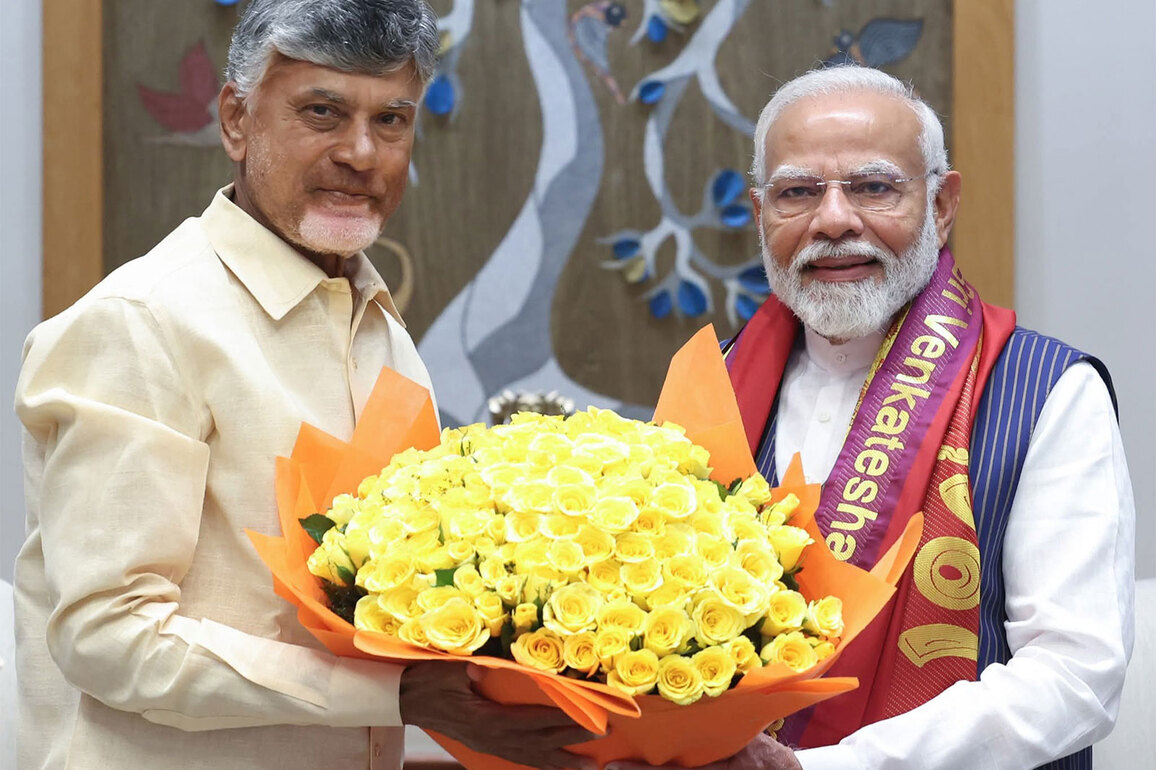 "Extraordinary achievement reflects his dedication, visionary leadership, "Chandrababu Naidu hails PM Modi