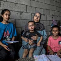Gaza's lifeline frays as aid workers become refugees themselves