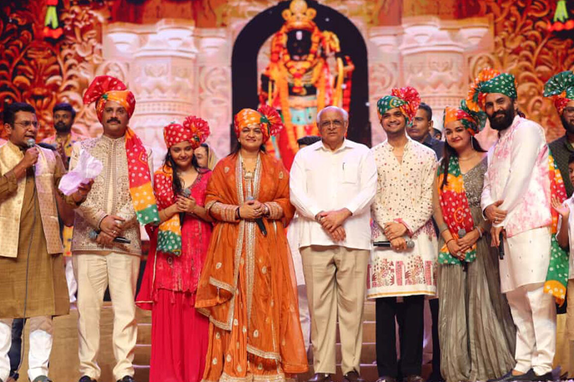 Gujarat CM Bhupendra Patel witnesses mega musical multimedia show 'Namotsav' showcasing life of PM Modi