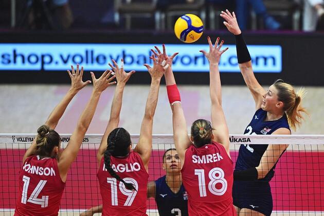 U.S. sweeps Canada to reach Women's Volleyball World Championship quarters