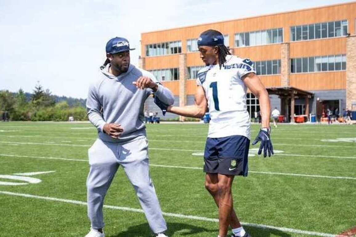 Seahawks Legend Richard Sherman Visits First Day Of Rookie Minicamp