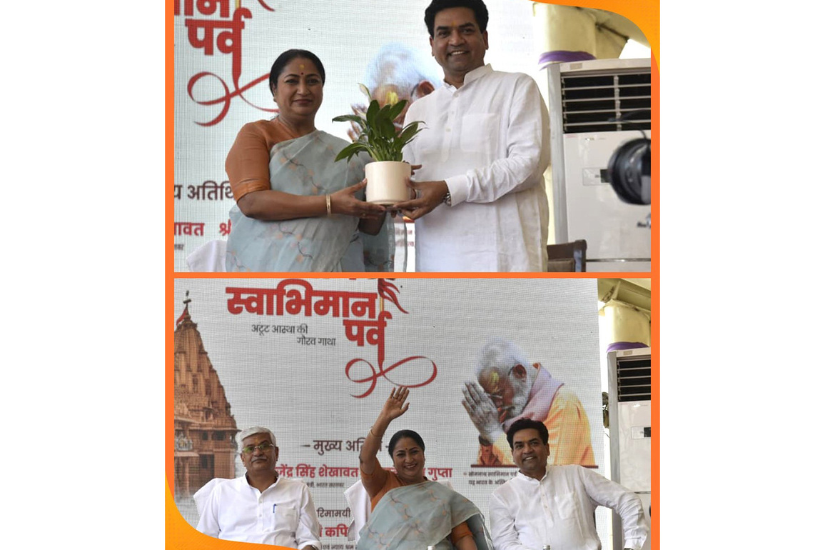 Union Minister Gajendra Shekhawat, Delhi CM Rekha Gupta flag off special train carrying 1,400 pilgrims for 'Somnath Swabhimaan Parv'