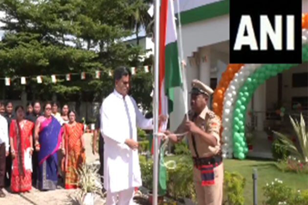 Tripura CM Saha hoists tricolour flag, praises PM Modi's efforts for taking country forward