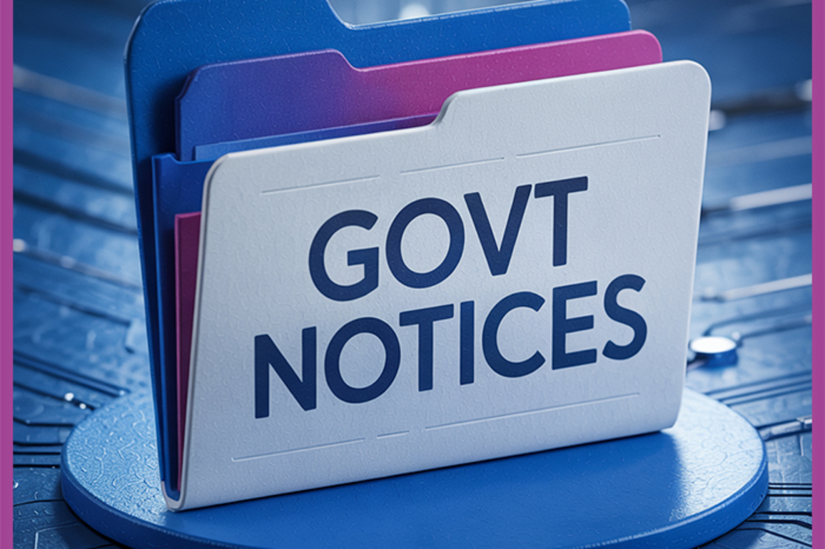 Official Govt &amp; Legal Notices For June 5 2025