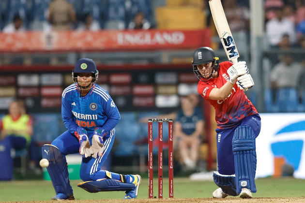 Heather Knight celebrates 300th international with a century as England post 288/8 against India