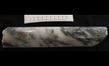  Visible gold in core from drilling at Kenorland Minerals and Sumitomo’s Frotet JV in Quebec