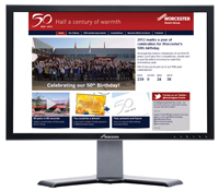 Worcester launches commemorative microsite