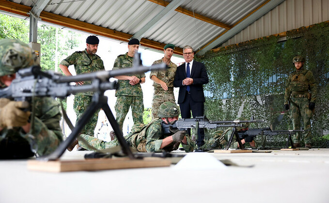 Prime Minister Keir Starmer watches Dutch-UK Marine training - Credit: Simon Dawson / No 10 Downing Street Prime Minister Keir Starmer watches Dutch-UK Marine training - Credit: Simon Dawson / No 10 Downing Street