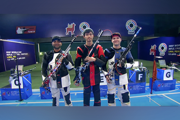 Arjun Babuta wins silver behind Olympic champion Sheng Lihao