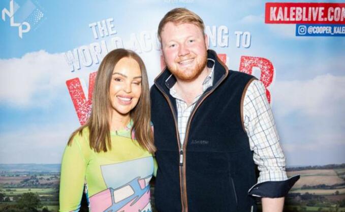 Katie Piper and Kaleb Cooper at the Cambridge Theatre in London