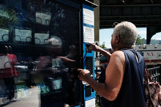 New York City installs free crack pipe dispensers media