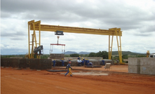  Obras da Ferrovia de Integração Oeste-Leste. Crédito: Valec