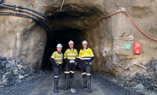 Daryl Henthorn, Wayne McGrath and Ross Graham at Orminex's Comet Vale project.