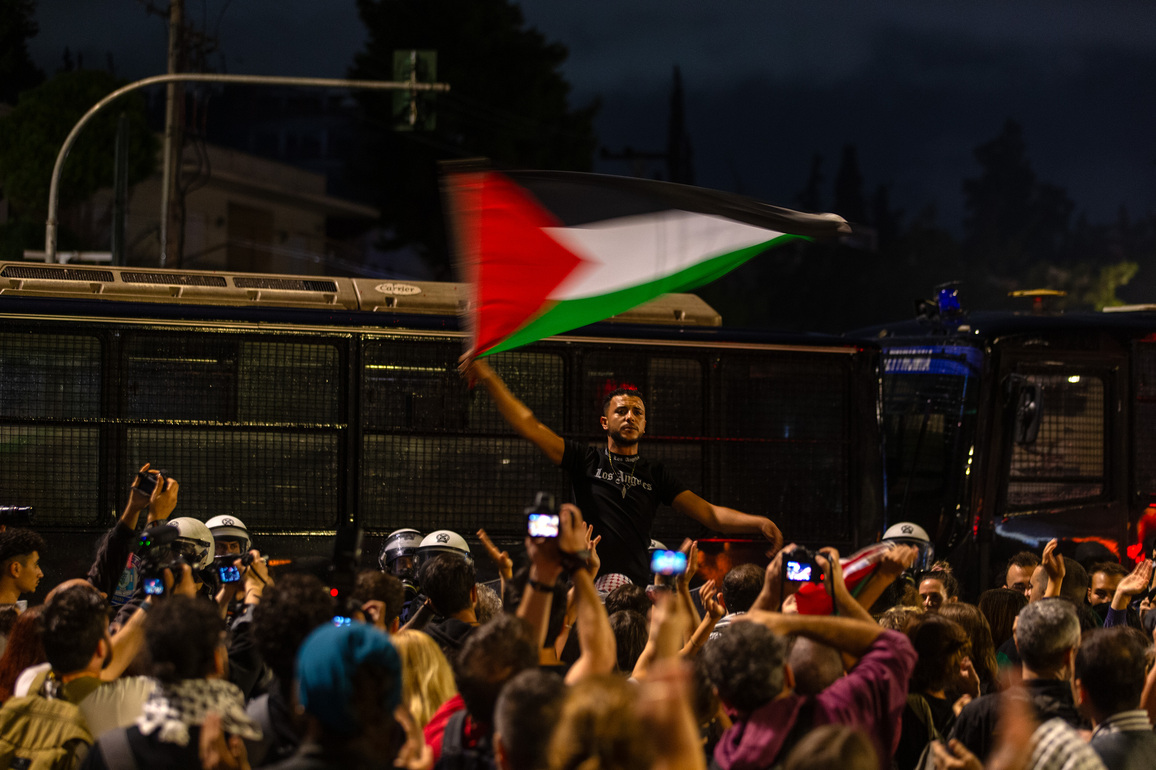GREECE-ATHENS-PROTEST-ISRAEL-GAZA-BOUND FLOTILLA