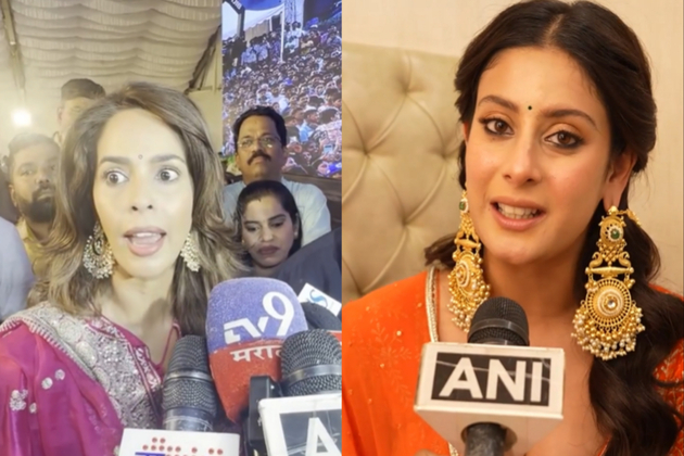 "Our Indian festivals are very unique...": Mallika Shehrawat, Isha Malviya join Dahi Handi celebrations in Mumbai