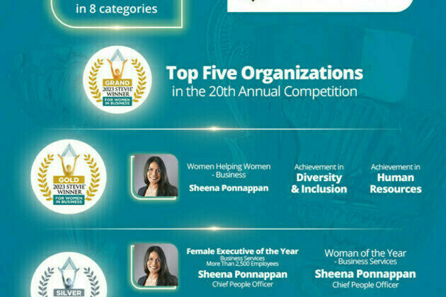 Everise Takes Home the Gold at the 2023 Stevie Awards for Women in Business