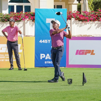 Indian golf legend Chawrasia holds two-shot lead with in-form Bhullar in close chase at IGPL