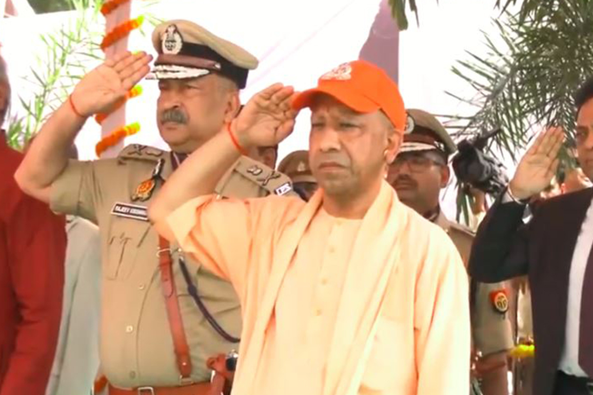 UP CM Yogi pays tribute to bravehearts, highlights modernisation and welfare boost for police force
