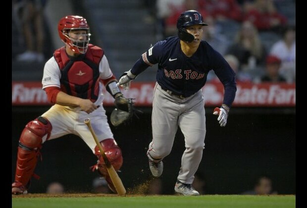 Red Sox OF Masataka Yoshida showing value vs. Angels