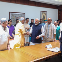 "NDA family is confident that he will be an outstanding VP": Prime Minister Narendra Modi after CP Radhakrishnan files nomination for VP polls